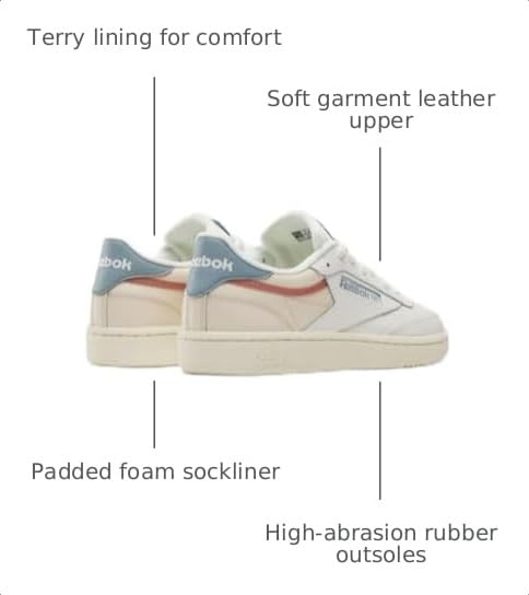 Image of Reebok Club C 85 Tennis Shoes for Women - White Womens Sneakers
