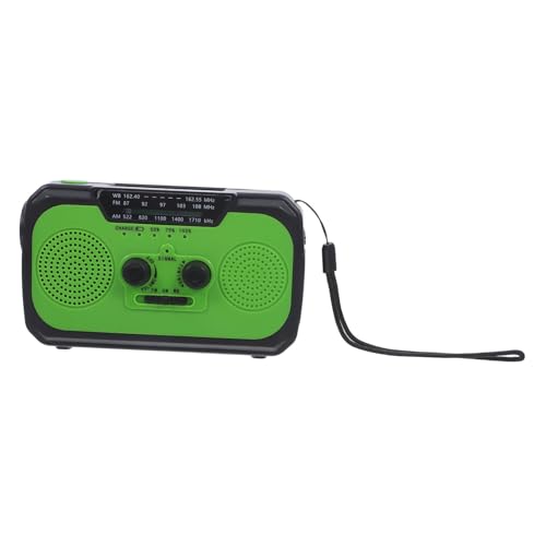 Radio multifonction manivelle solaire TEHAUX batterie intégrée