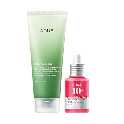 ANUA Kit Viso Pori e Macchie – Routine Coreana Illuminante