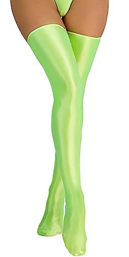 Collants opaques brillants en soie femme chauds et extensibles