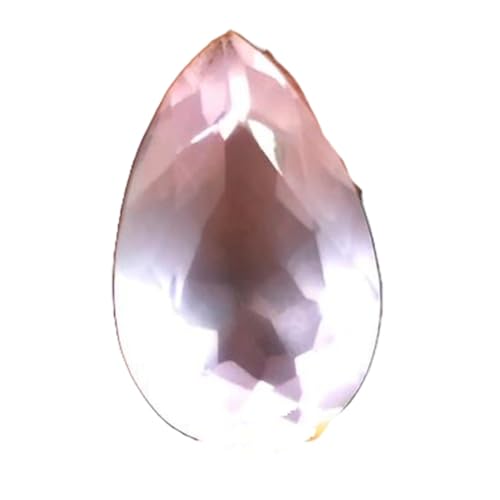 Quartz rose en poire pour créer un collier ou pendentif DIY
