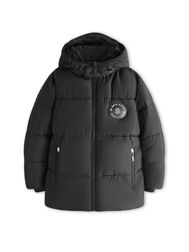 SOLOCOTE Boys Winter Coat Heavyweight Water-Resistant Windproof