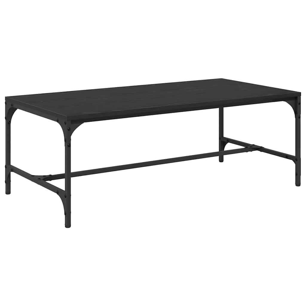 Table Basse Chêne Noir 100 x 50 x 35 cm Bois d'Ingénierie