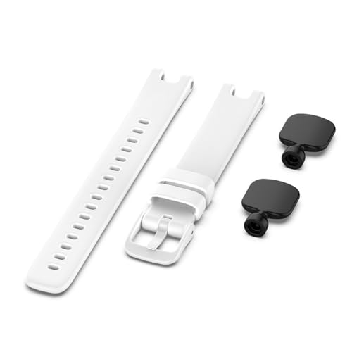 Silicone Watch Strap for Garmin Lily Sport Replacement Bracelet Band for Garmin Lily, White, 220 millimeters - Image 4
