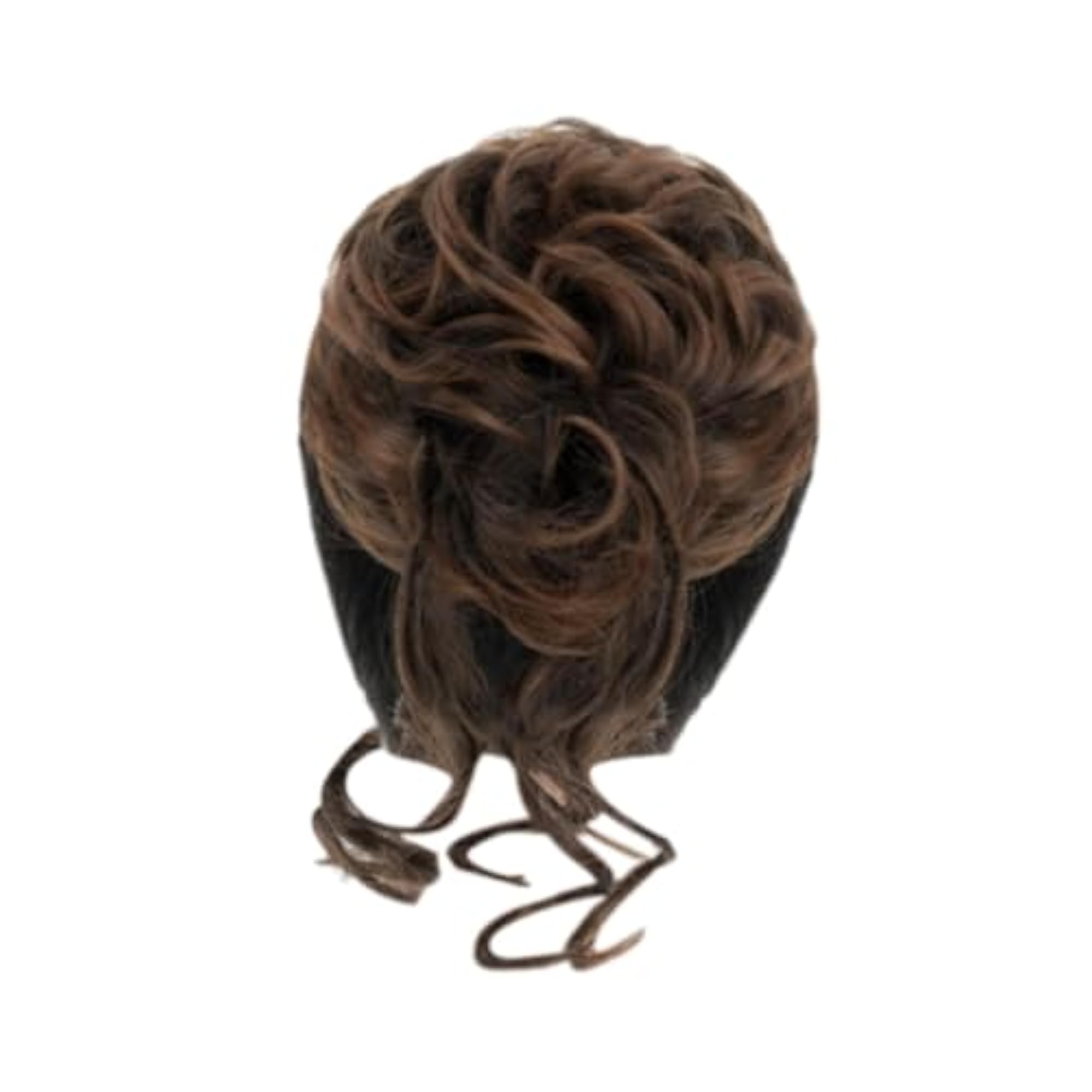Clip Synthetic Tousled Hair Bun for Adding Fullness