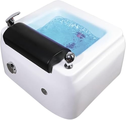 Acrylic Massage Foot Bath， Acrylic Pedicure Sink Deep Foot Bath