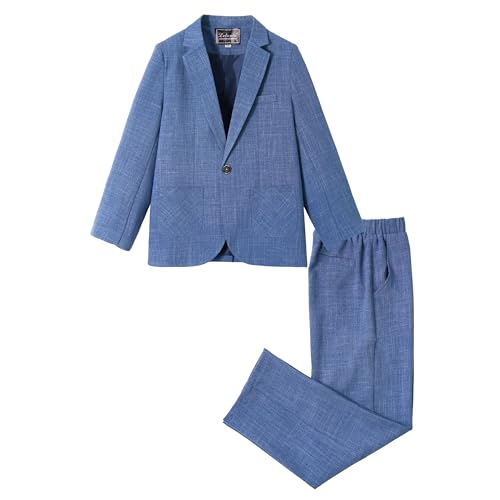 LOLANTA Kinder-Tweed-Anzug, 2-teiliges festliches Set für Jungen,...