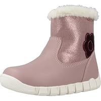 Geox Baby IUPIDOO Girl B Ankle Boot, Antique Rose/Prune, 1 UK Child