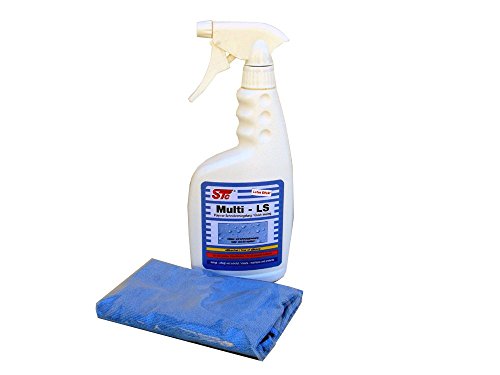 STC Polymer Versiegelung Multi LS 500 ml Set silikonfrei mit wasserabweisendem Effekt inkl. Mikrofasertuch Glanzversiegelung