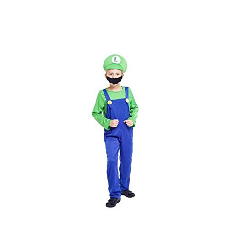 Tikoch Cosplay kostuum Halloween party kostuum voor volwassenen en kinderen voor geschenken (Kleur: Mario Rok, Maat: XL) - Afbeelding 6
