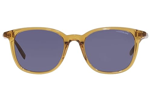 Mont Blanc MB0006S YELLOW/BLUE 52/20/150 men Sunglasses2