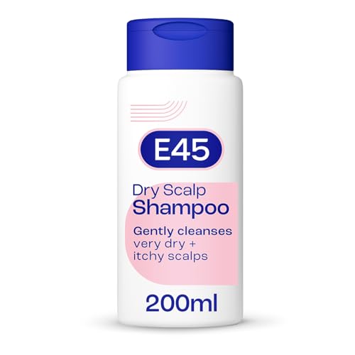 E45 Dry Scalp Shampoo for Very Dry, Itchy and Flaky Scalp – Anti Dandruff Shampoo with hydrating Vitamin B5 – Free from fragrance, soap and perfume 200ml