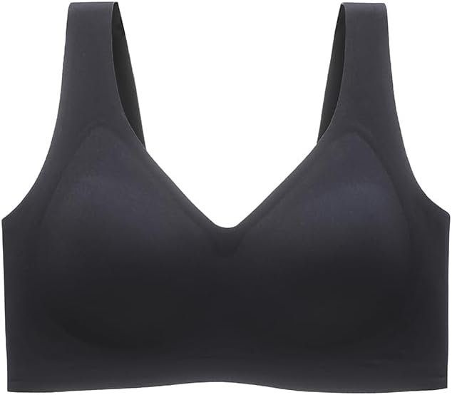Womens Seamless Jelly Bras No Underwire Comfort Push up Bras Buttery Soft Wireless Bralette Full Coverage Sports Bra