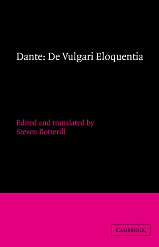 Dante: De vulgari eloquentia (Cambridge Medieval Classics Book 5)