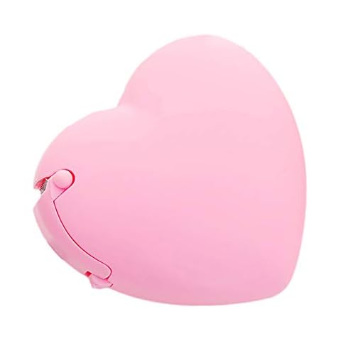 Mini Donut Heart Shape Adhesive Tape Cutter Dispenser Tape Cutting Tool School Stationery Accessories Pink Love Heart* Cover