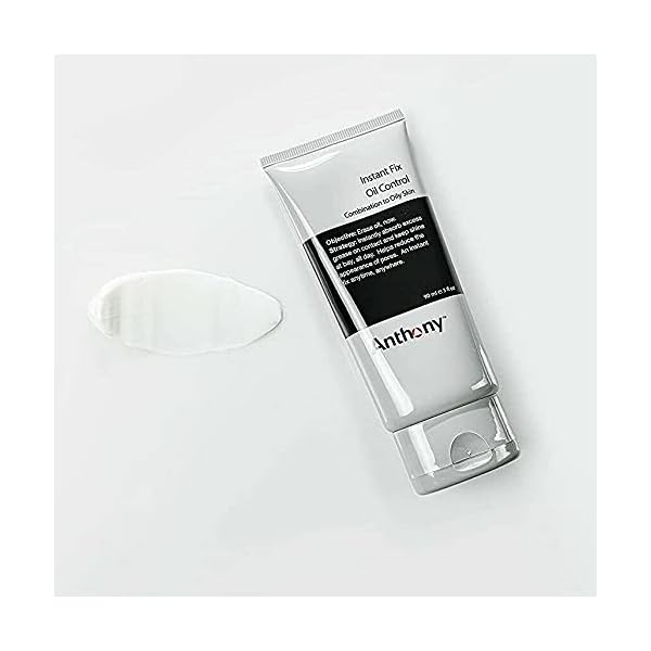 Anthony Instant Fix Oil Control for Men â Mattifying Lotion for Oily Skin â Moisturizer and Pore Minimizer Instantly Eliminates Shine â 3 Fl Oz