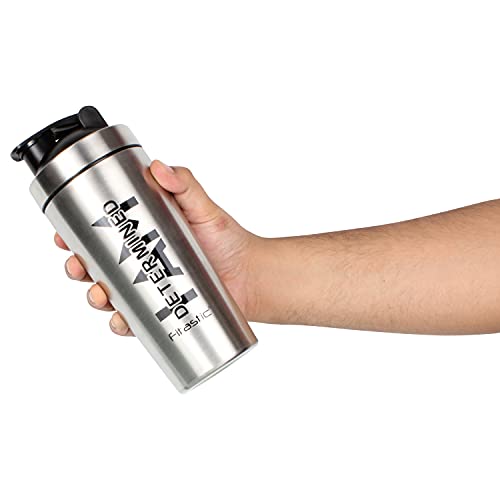 Fitastic Stainless Steel Shaker Bottle 750 ml with Mixing Ball(I AM Determined) (B0994K4WP1) Amazon Price History, Amazon Price Tracker