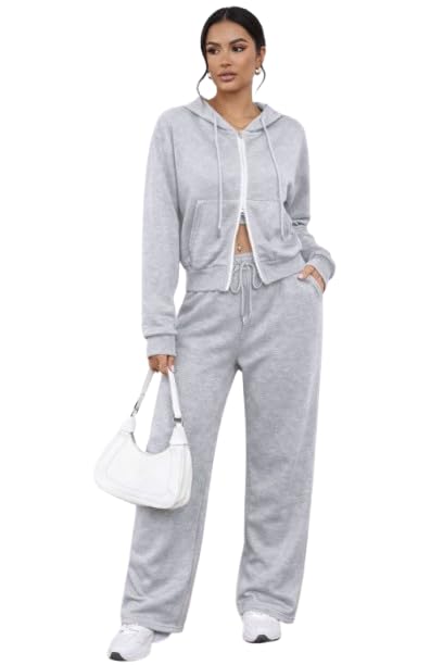 lugrantha Women’s Summer Cordset – Comfortable, Lightweight Top and Bottom Set for Casual, Everyday, and Lounge Wear (IN, Alpha, M, Regular, Grey)-picture-19
