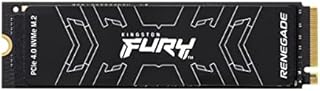 Kingston Fury Renegade 1TB PCIe Gen 4.0 NVMe M.2 Internal Gaming SSD | Up to 7300 MB/s | Graphene Heat Spreader | 3D TLC NAND | Works with PS5 | SFYRS/1000G