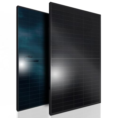 SUNNIVA® Solarmodul 2x 460 W FULL BLACK Bifazial Glas/Glas PV Modul Solarpanel - PMax 920W...