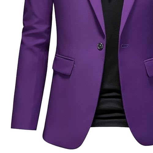 Mens 2 Button Slim Fit Blazers Classic Groom Wedding Suit Jacket Notched Lapel Casual Sport Coats2