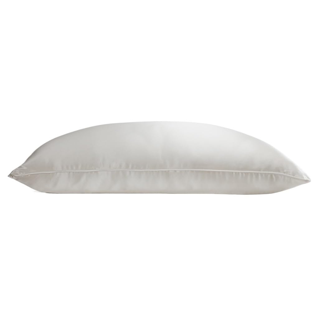HBJWOV Silk Pillow Silkworm Long Single Adult Soft Four Seasons Middle Core