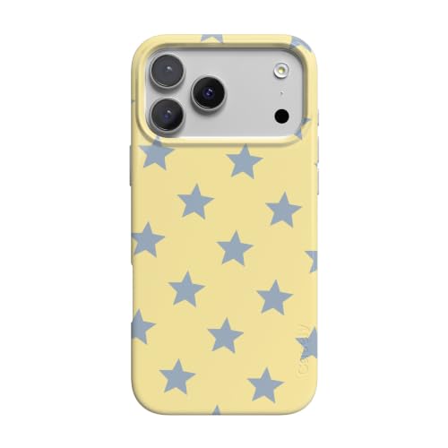 Casely iPhone 18 Pro Case | Shine Bright | Butter Yellow Stars | Compatible with MagSafe | Classic Ultra Thin Design