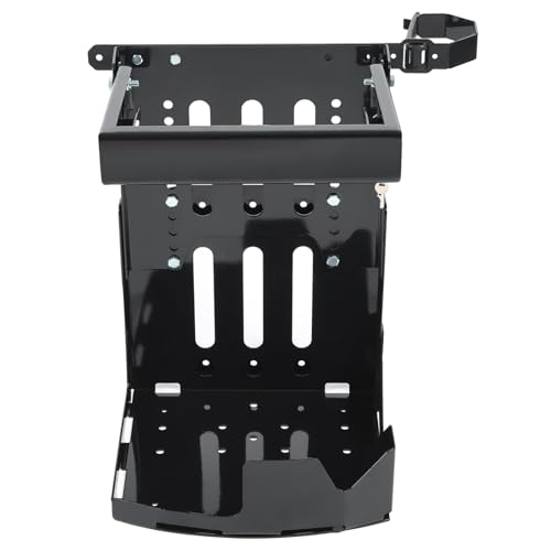 Suitable for Adjustable Blower Rack Trailer Storage Holder W/Lock Compatible with Stihl Echo Husqvarna & All Brands Backpack Leaf Blowers - Fit for Open & Enclosed Landscape Trailer & Truck - Black