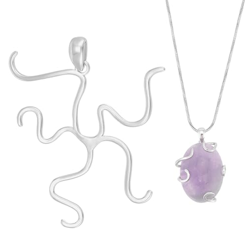 El mejor review de Bandeja plata ley los mejores 10. 37 BENECREAT - Colgante de plata de ley 925 en blanco, 5 garras, colgante hecho a mano, bandeja para pepitas, colgante, collar de joyería, 32 x 26 x 1 mm, platino, Plata esterlina,...