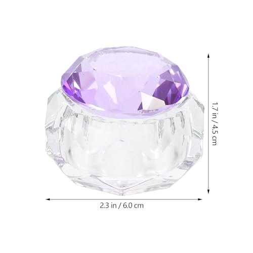 Taza para mezclar polvo líquido de cristal para uñas miniatura 7