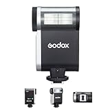 Godox iA32 ミニフラッシュスピードライト、S1/S2調光, サイクル時間は2.5秒で, 8段階パワーレベル(1/128~1/1), 6200K±200K色温度、Canon、Sony、Fuji、Nikon、Panasonic Olympus Pentax、GN15適用