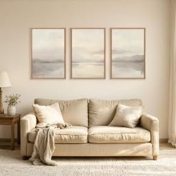 Tableau abstrait sur toile pour réchauffer un mur blanc vide - 2