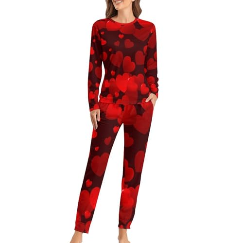 Ensemble pyjama femme Amour fini les tissus irritants pour dormir