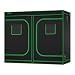 VIVOSUN 96"x48"x80" Mylar Hydroponic Grow Tent with Observation Window and Floor Tray for Indoor Plant Growing 4'x8'
