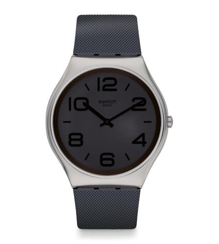 Swatch Day Trick montre homme analogique noire à quartz avec calendrier