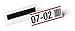 Produktbild Durable Etikettentasche HARD COVER magnetisch 100x38 mm, Packung à 10 Stück 119519