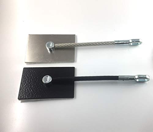 Refrigerator Door Lock Kit - NO PADLOCK (Black&Stainless)
