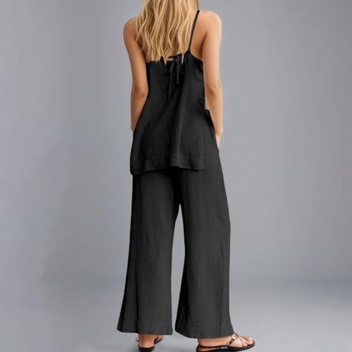 Conjunto de lino mujer transpirable para superar el calor con comodidad diaria 3