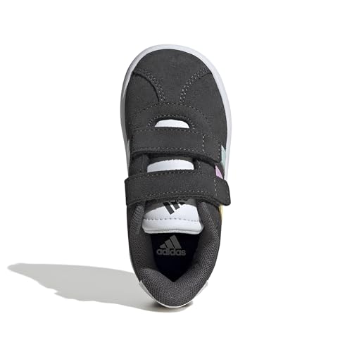 Image of adidas Boys Vl Court 3.0 Slip On Sneakers Shoes Casual - Pink, White