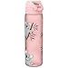 Ion8 Water Bottle, 500 ml/18 oz, Leak Proof, Easy to Open, Secure Lock, Dishwasher Safe, BPA Free, Hygienic Flip Cover, Carry Handle, Easy Clean, Odor Free, Carbon Neutral, Pink, Koala Design