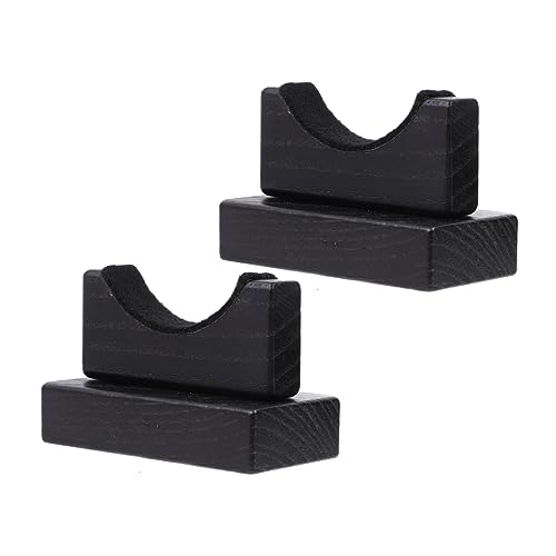 balacoo Baseball Bat Display Rack 2 Pack Bat Holders Wooden Stand for Adult and Boys and Girls Bats Space-saving Display for Baseball Collecti