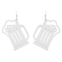 Hamar Moda Filigree sırğası - Y&uuml;ng&uuml;l hədiyyə, Balıq &ccedil;əngəl, Kəsmə, Qəşəng zərif, Kəpənək, U Şəkilli, &Ccedil;i&ccedil;əkli Bull Pivə - G&uuml;m&uuml;ş, Baza Metal