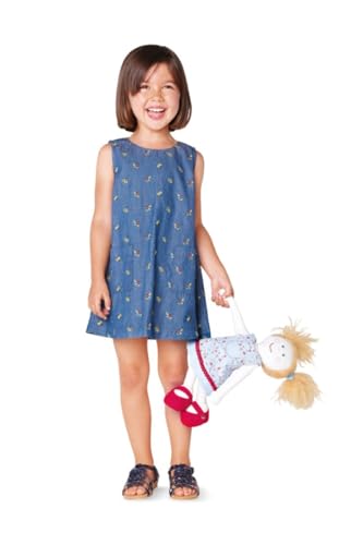 Burda Kids Schnittmuster #9420 Mädchen Sommer-Kleid Gr. 92-122 Nählevel 1...