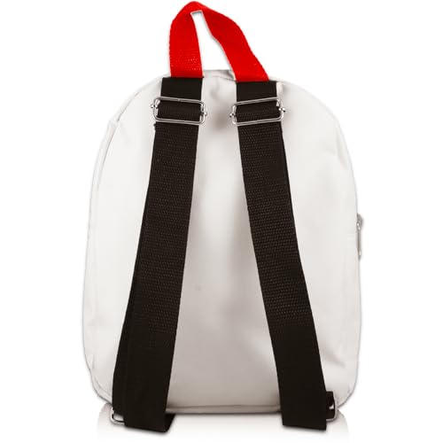 Mini Backpack Set - 10” Canvas 101 Dalmatians Backpack with Front Pocket and Bottle | 101 Dalmatians Backpack Bundle3