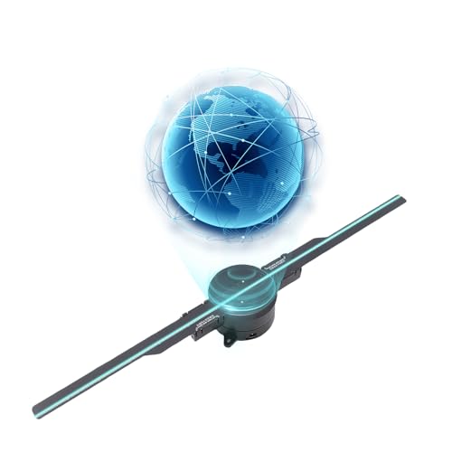 3D Hologram Fan, 16.5in 3D Hologram Projector Advertising Display With 224 LED Light Beads...