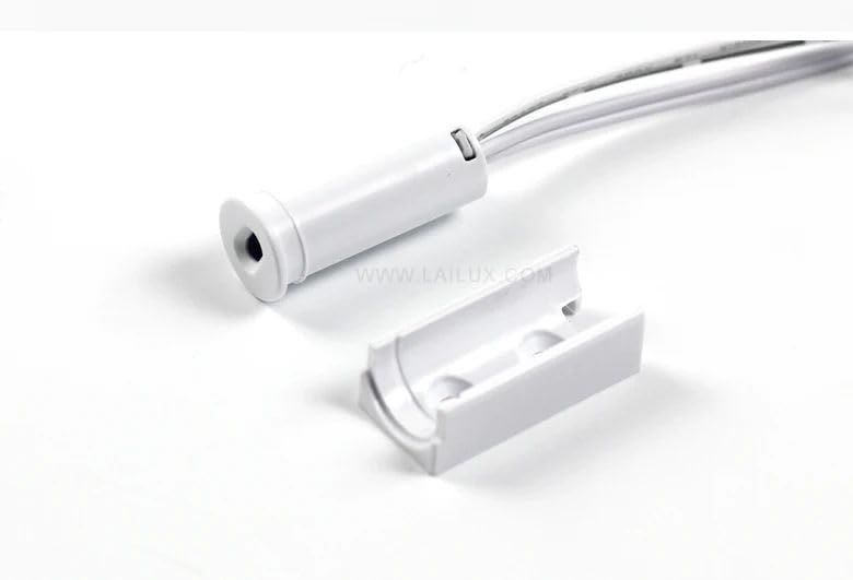 Maxwell Cylindric Type Infrared Sensor for Wardrobe,Kitchen Cabinets,Book Self Lighting Automation by Sensor Door Trigger Sensor Color-White