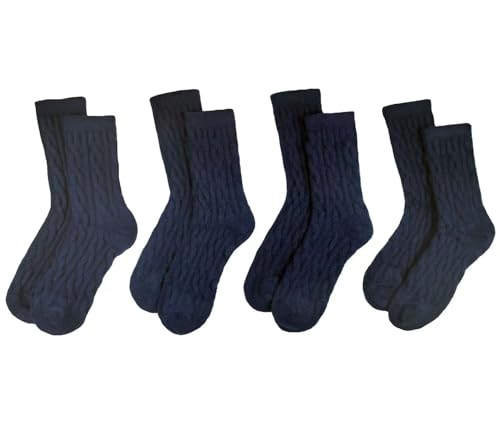 Womens Fuzzy Soft Cozy Comfort Crew Socks Warm Thick Slipper Sock for Winter Home Work Boot