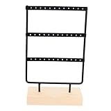 Organisation pratique : Ce support de rangement pour boucles d'oreilles à trois niveaux facilite le classement de vos bijoux, vous permettant de retrouver rapidement sans désordre, pour expérience quotidienne simplifiée et agréable
