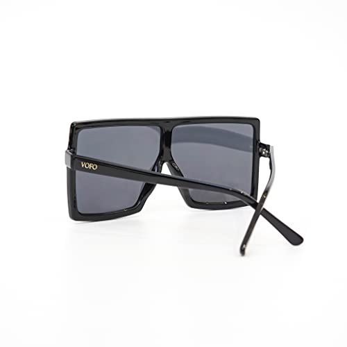 Oversized Square Sunglasses for Women Men Polarized UV Protection,Trendy Fashion Shades Designer Style VF72032