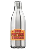  Bad Mother Fcker Bouteille d\'eau isotherme Argenté